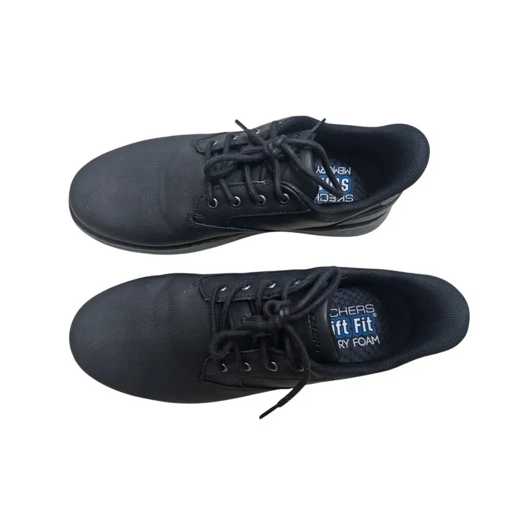 New Skechers Men's Swift Fit Hands Free Casual Shoe Black 8.5